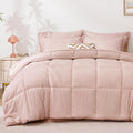 Twin XL Comforter Set Blush Pink - All Season 5-Piece Bedding Set
