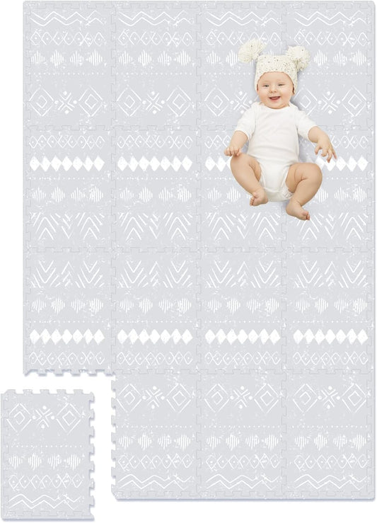 Boho Baby Play Mat - Safe & Stylish Fun!