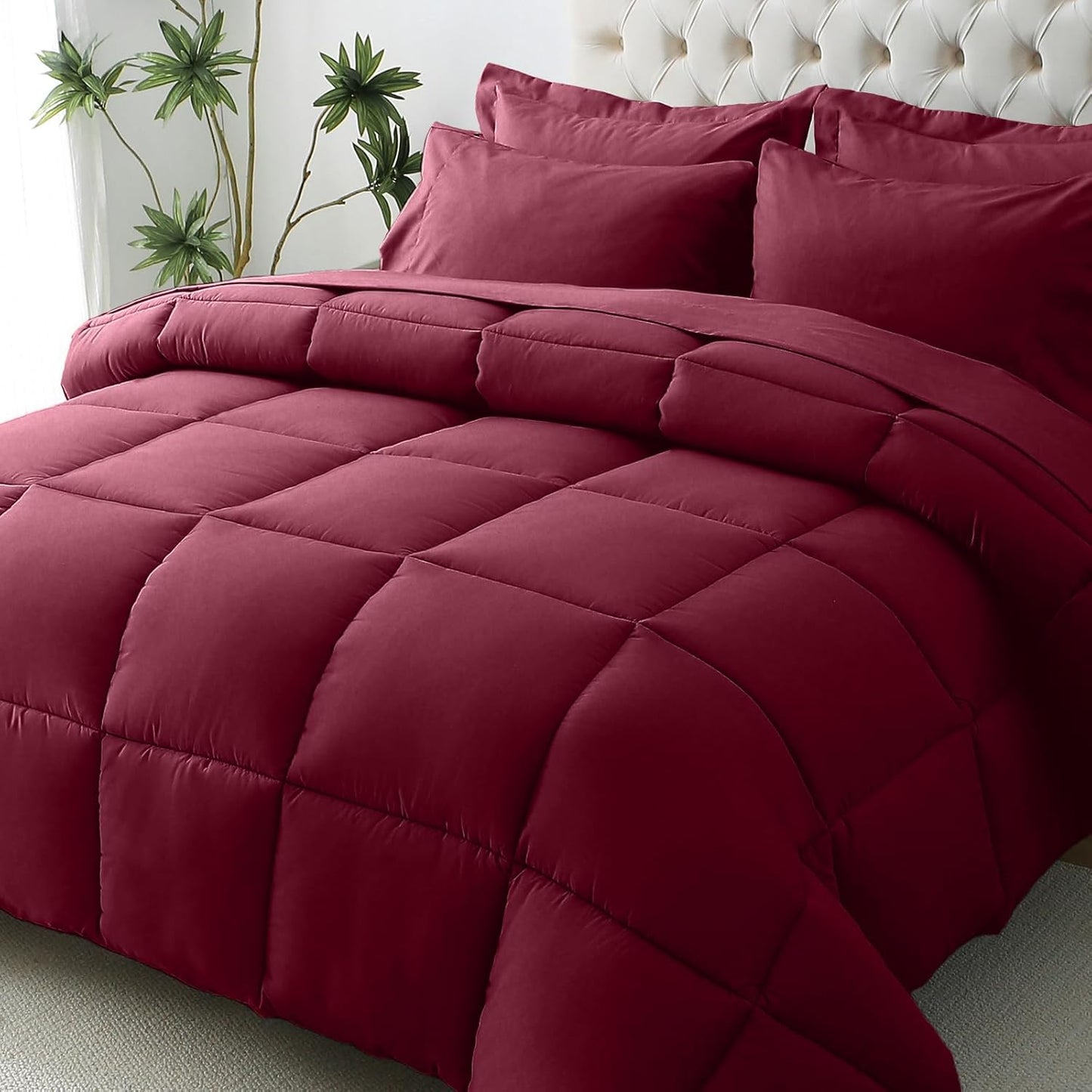 JOLLYVOGUE Full Comforter Set for Cozy All-Season Bedding