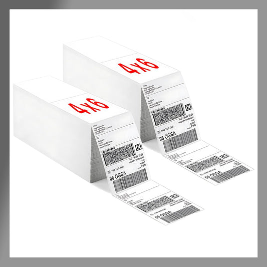 6000 Strong Adhesive Thermal Labels - Zebra/Epson/Rollo Compatible