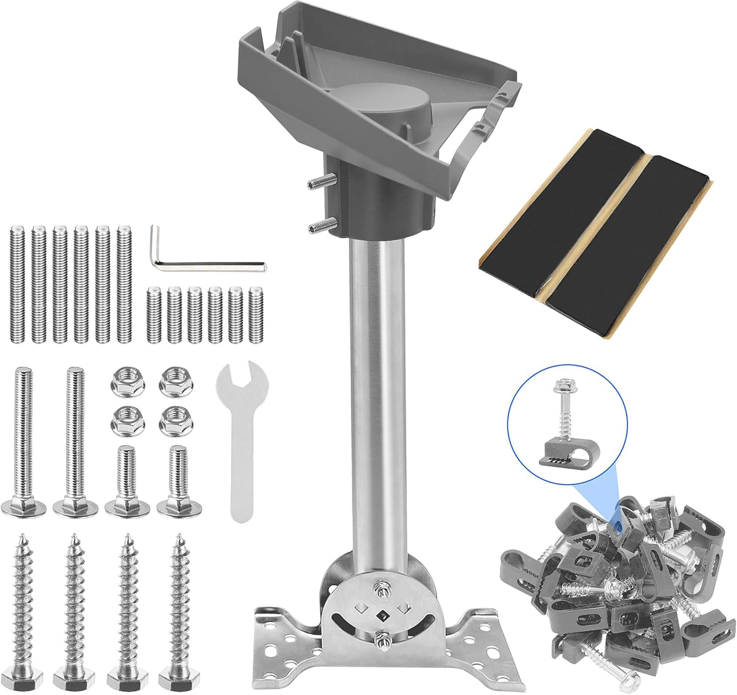 Stainless Steel Starlink Gen 3 Heavy Duty Pivot Roof Mount Kit