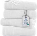 Premium Soft Bath Towels Set of 4 by DAN RIVER for Luxury Comfort