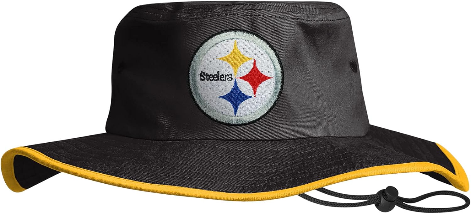 FOCO Unisex NFL Team Logo Sport Outdoor Sun Bucket Boonie Hat