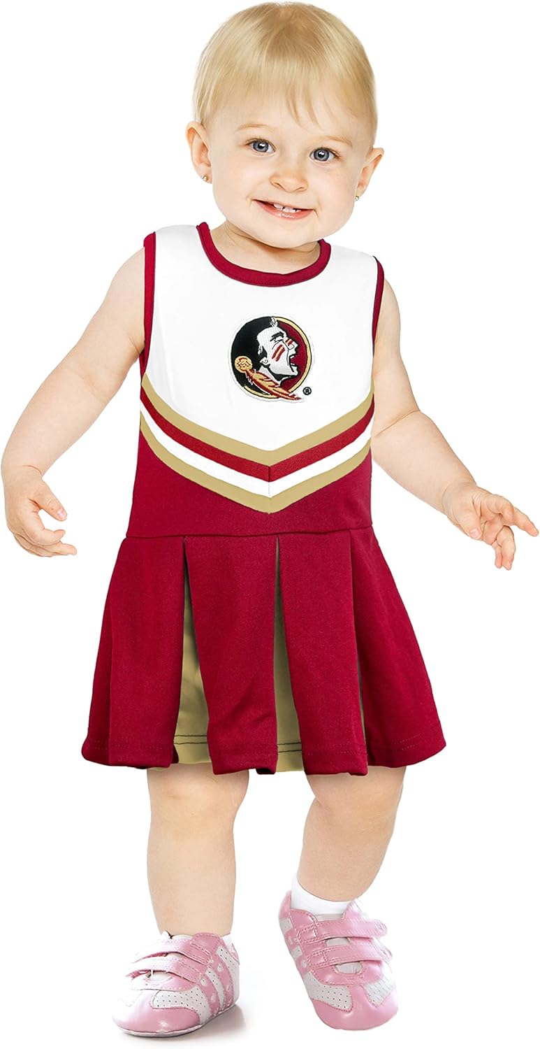 Little King NCAA Infant/Toddler Girls Cheer Jumper Dress