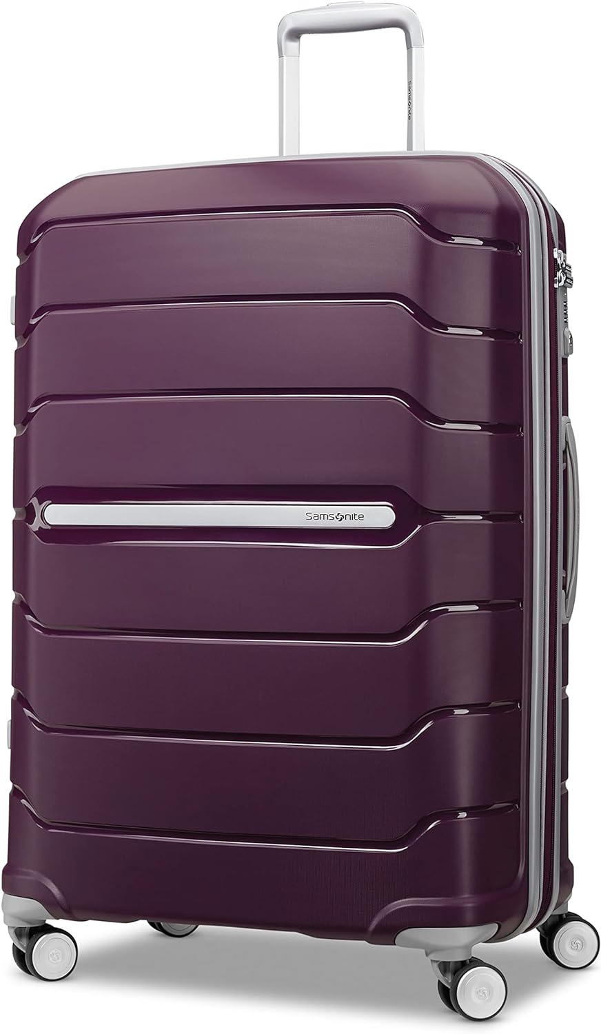 Samsonite Freeform Large Checked Luggage with Dual 360 Wheels
