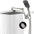 High Pressure Wide Rain Shower Head with Handheld Spray Combo