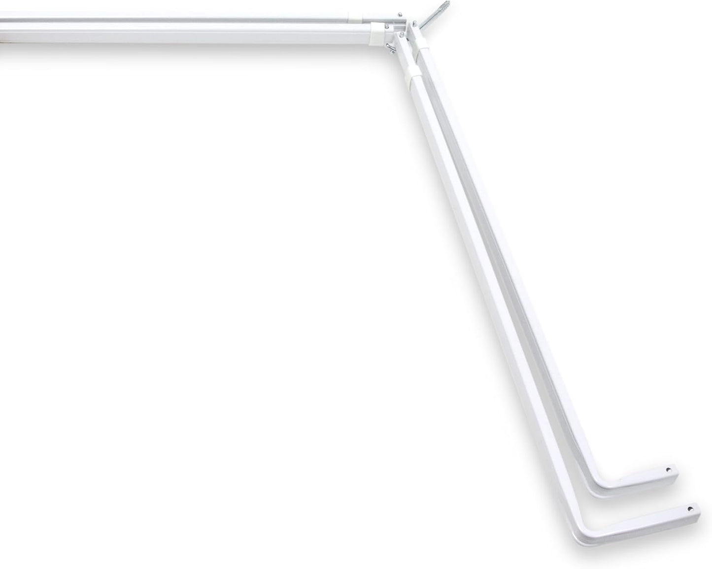 Rod Desyne Double Bay Window Lockseam Curtain Rod - Securely Hang Your Curtains