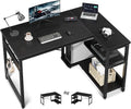 Casaottima L Shaped Computer Desk 40 in - Space-Saving Corner Desk