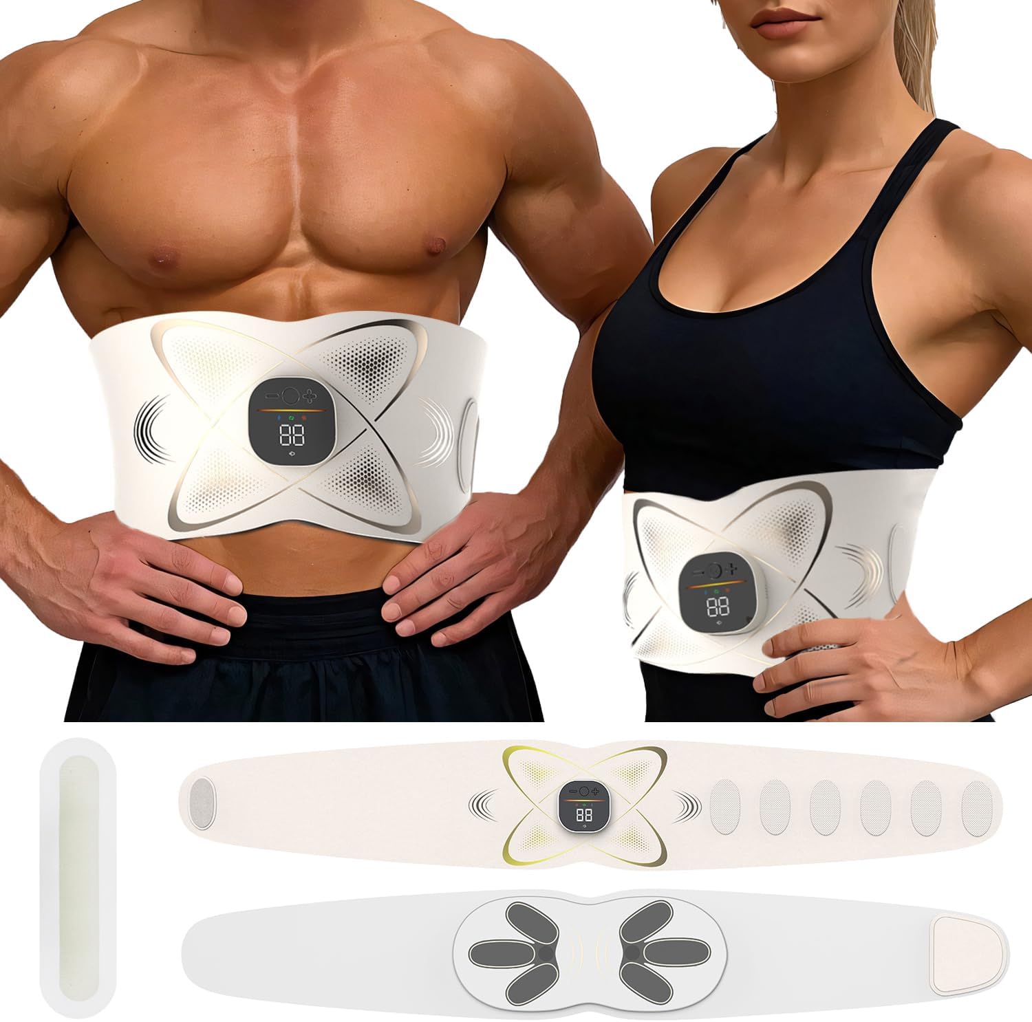 NENRENT Ab Toning Belt: Sculpt, Tone & Slim
