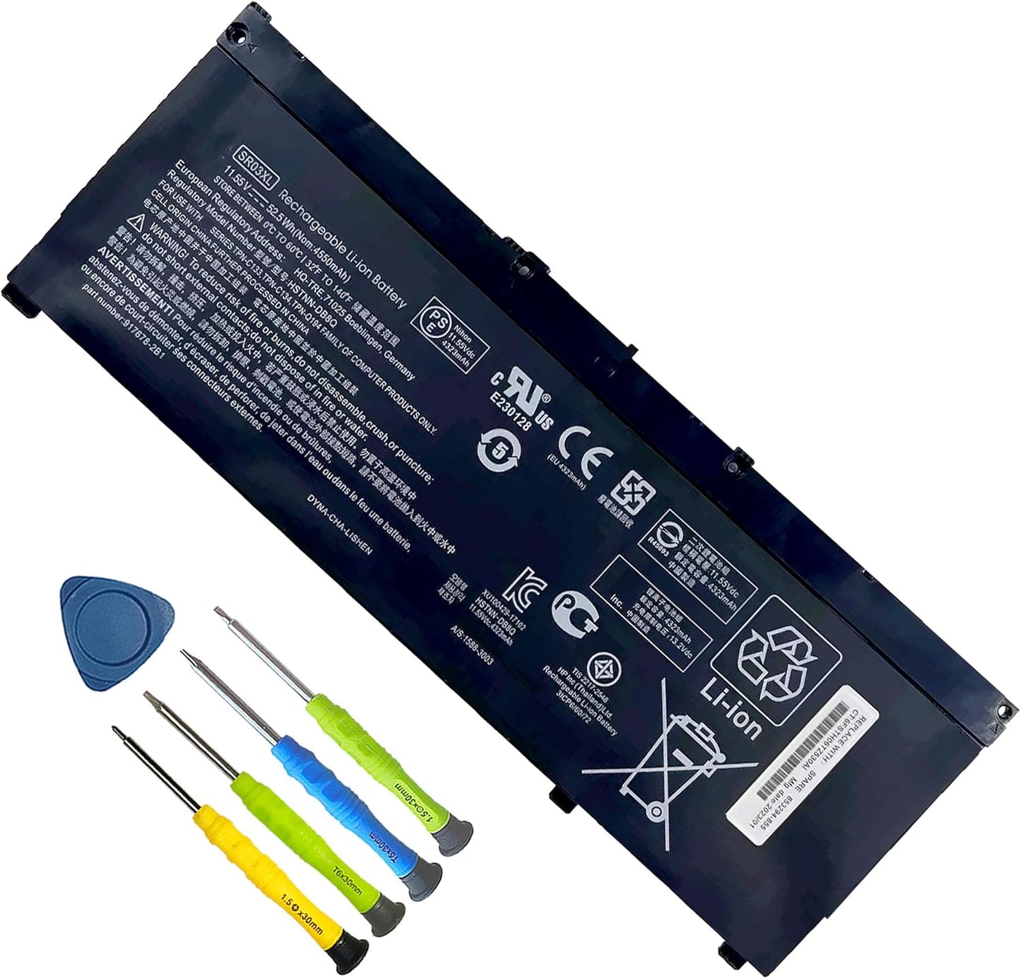 SR03XL Battery Replacement for HP Pavilion and Envy Laptops