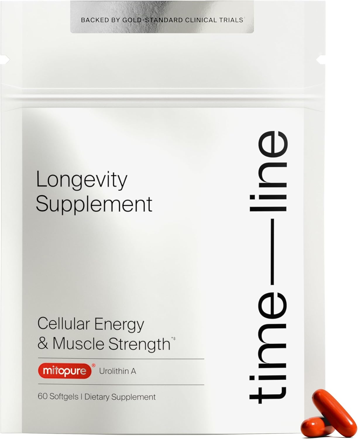 Mitopure Urolithin A Supplement Softgels for Healthy Aging