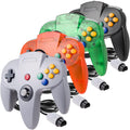 miadore Classic N64 Controller 4 Pack - Wired Retro Gamepads