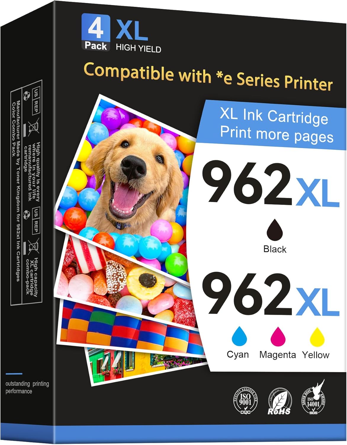 Toner Kingdom 962XL Remanufactured Ink Cartridges for HP Printers
