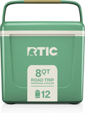 RTIC 8 QT Road Trip Personal Cooler - Compact 12-Can Cooler is