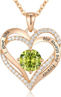 CDE Forever Love Heart Necklace for Women - Timeless Gift Necklace