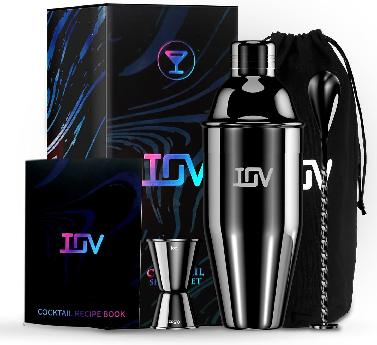 Professional 24oz Cocktail Shaker Set - Mix Like a Pro!