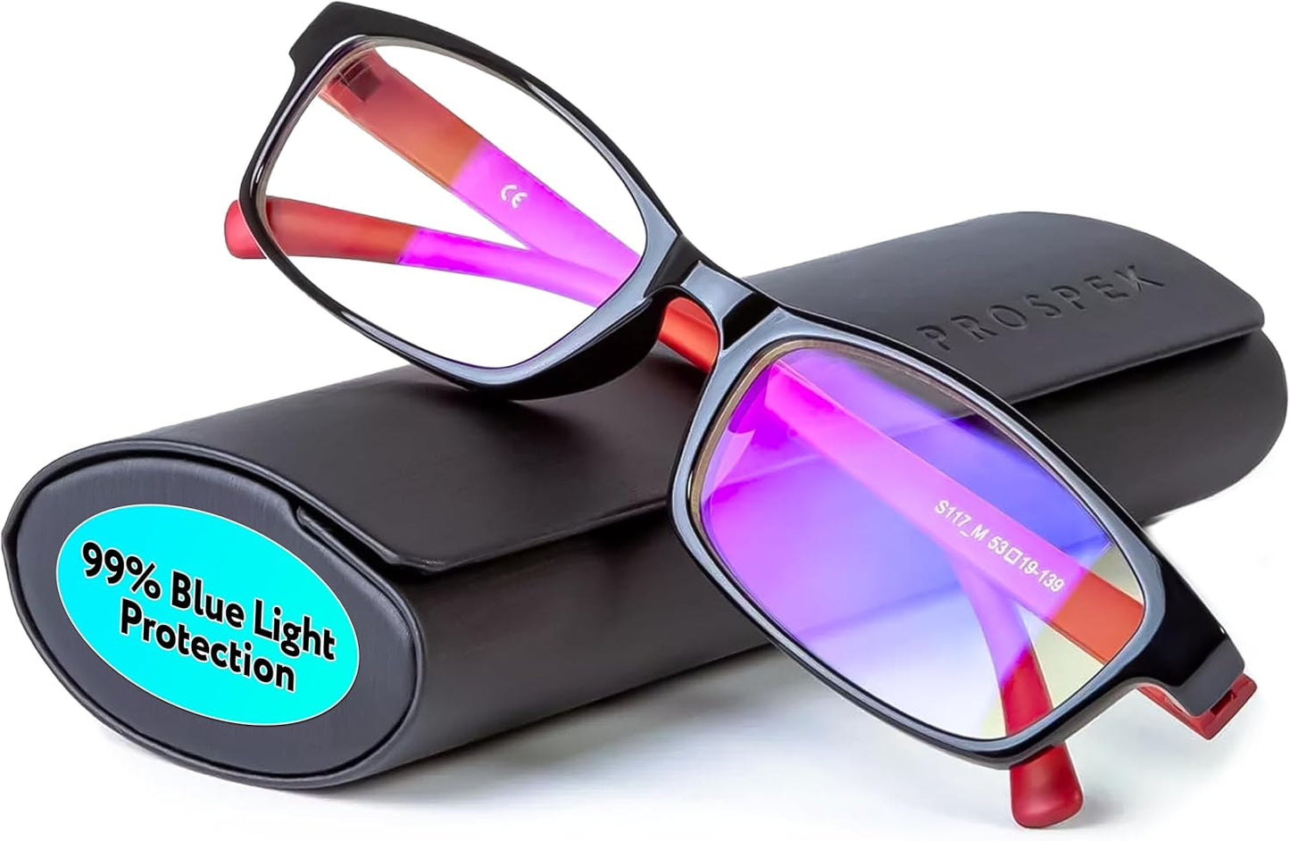 PROSPEK Blue Light Reading Glasses for Eye Strain Relief