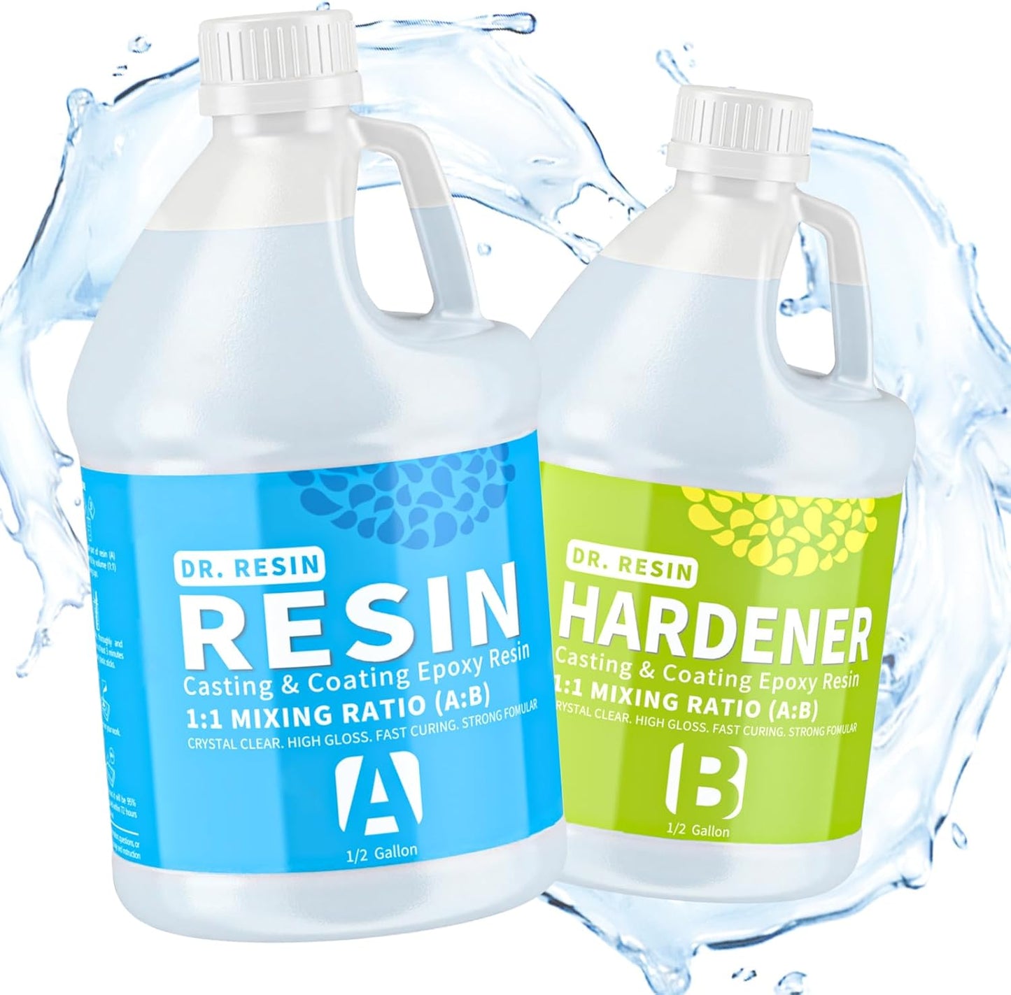 Clear Epoxy Resin Kit for Countertops and Crafts - 1 Gallon