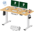 FLEXISPOT EN2 55 x 28 Bamboo Standing Desk - Smooth Height Adjustment