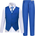 Boys Suit Kids Tuxedo Set for Toddler Vest and Pants Outfit
