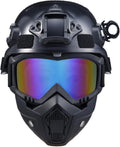 Airsoft Helmet Mask Full Face Tactical Helmet Mask - Head Protection