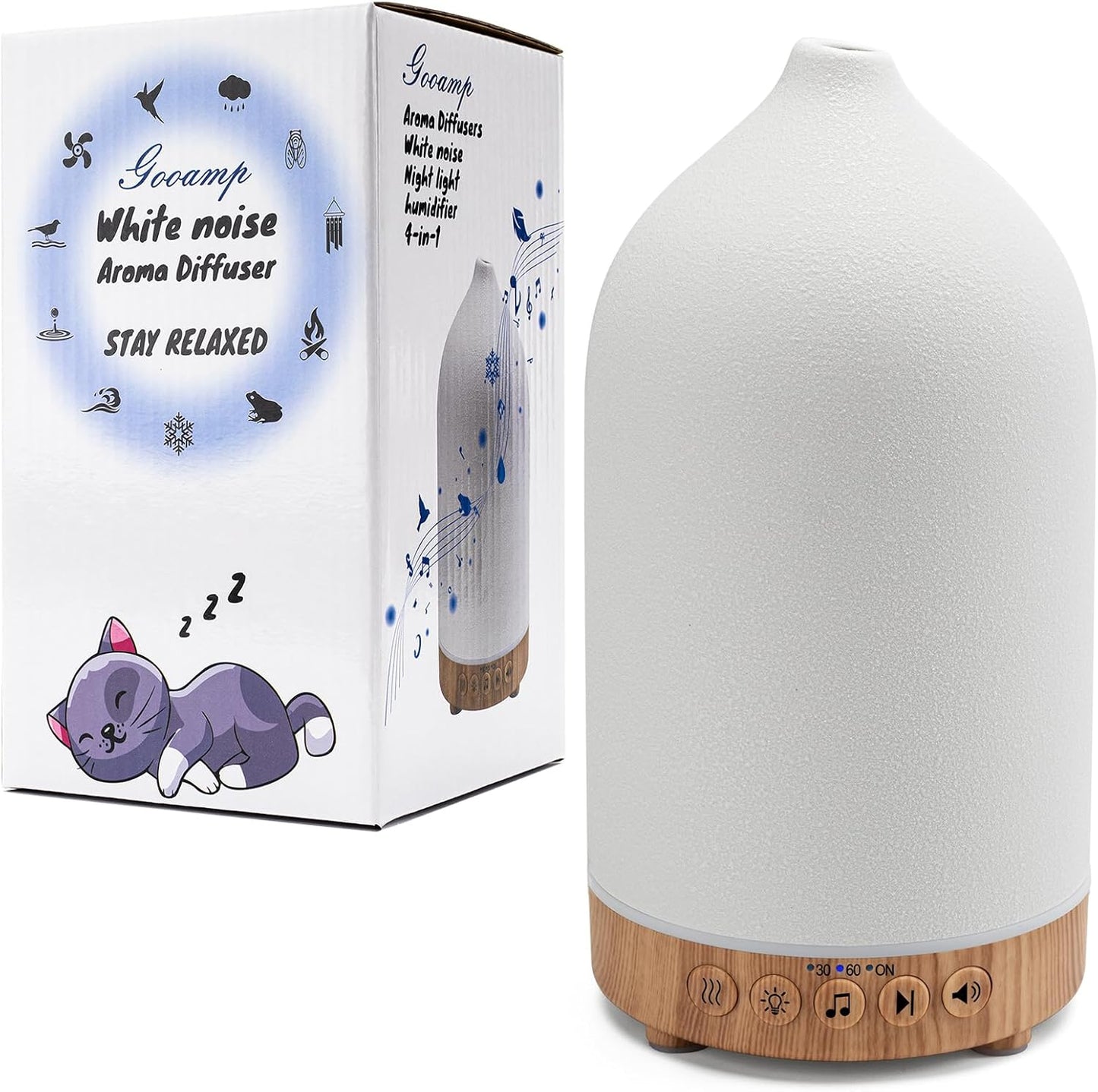 Sleep Better with Gooamp White Noise Diffuser