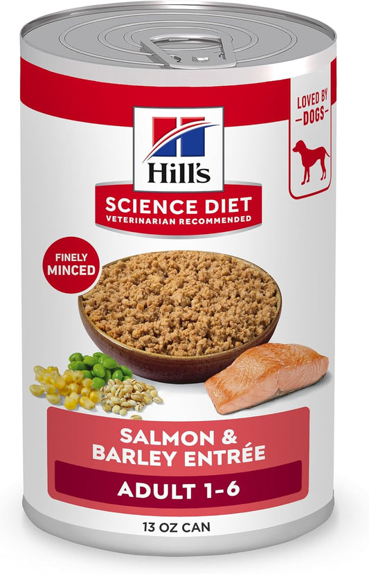 Hill's Science Diet Adult Premium Salmon & Barley Wet Dog Food