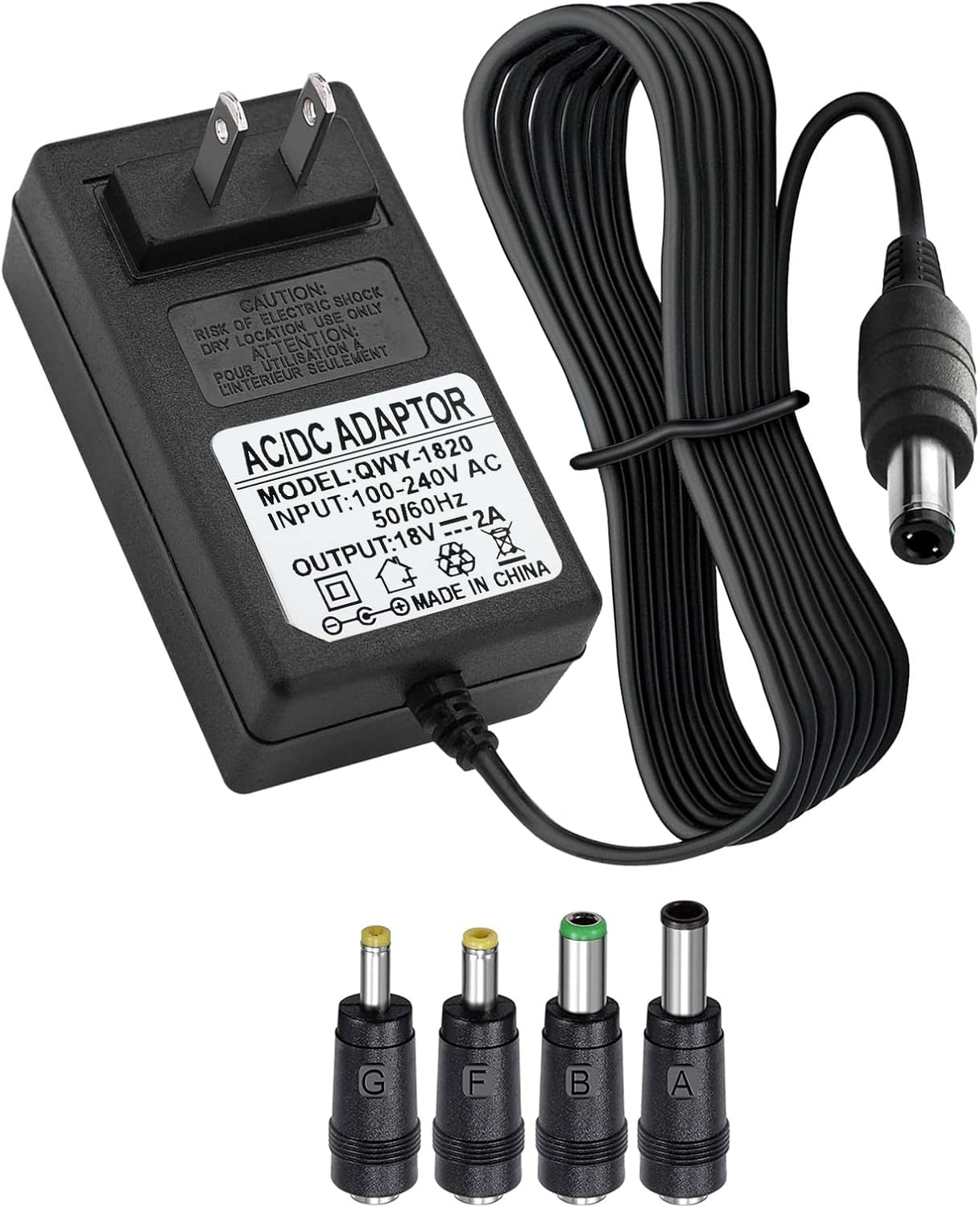 Fast Charge 18V Adapter for Altec Lansing & Brookstone Speakers
