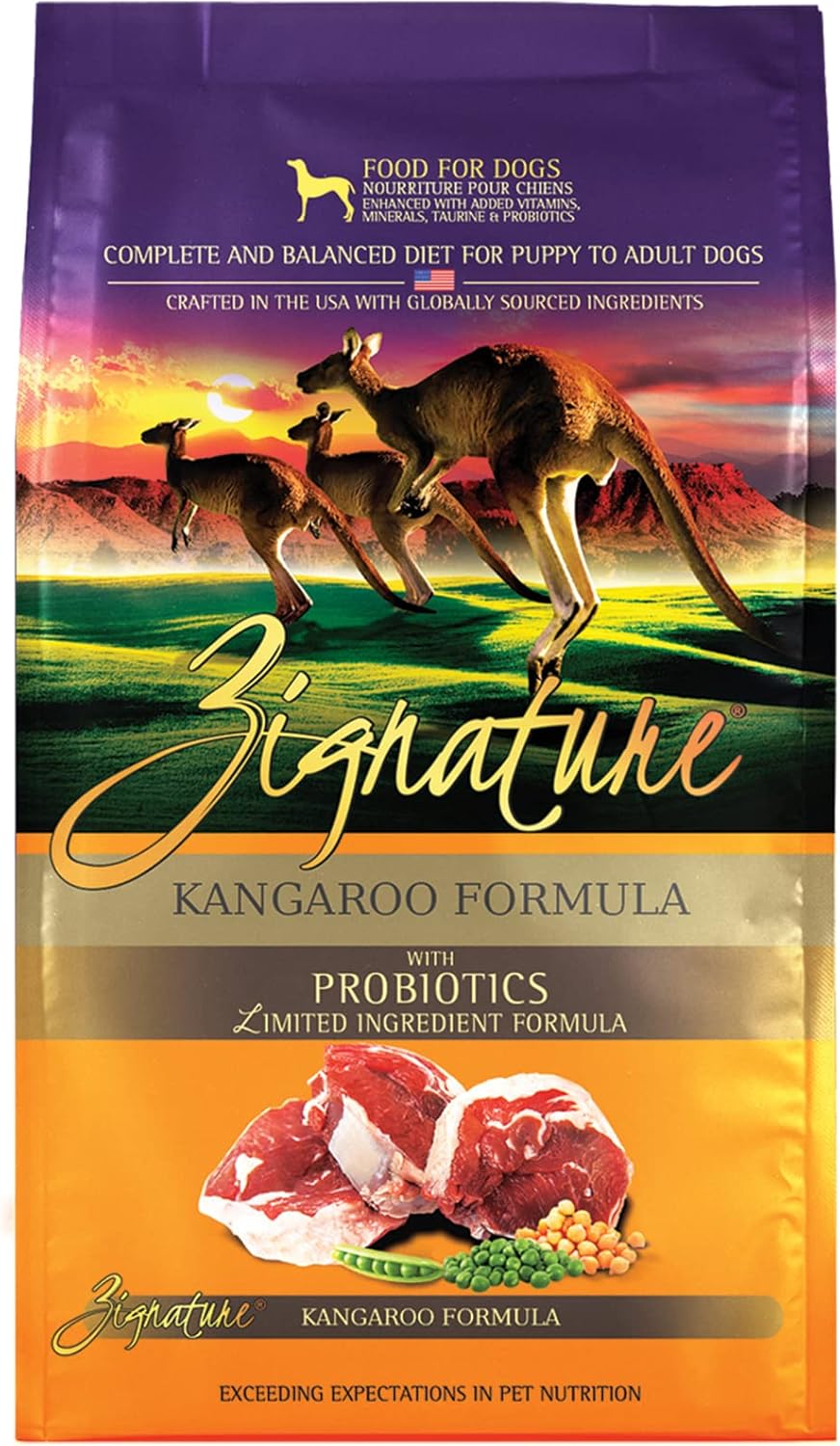 Zignature Kangaroo Limited Ingredient Grain-Free Dog Food Review