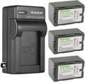 CGR-D16 3-Pack Battery and AC Wall Charger Replacement - Reliable