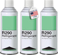 Leak Saver R290 Refrigerant 3-Pack - Upright Liquid Charging Can