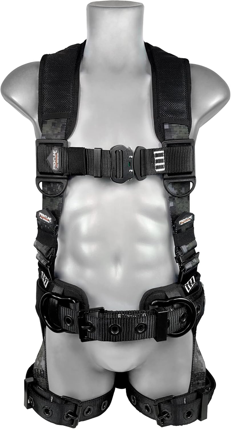 Frontline Full Body Harness with Suspension Trauma Straps for Safety