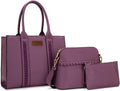 3-Piece Women's Tote and Crossbody Set - Roomy Everyday Handbag