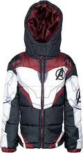Marvel Avengers Spider-Man Puffer Jacket for Kids - Warm Zip Up Coat