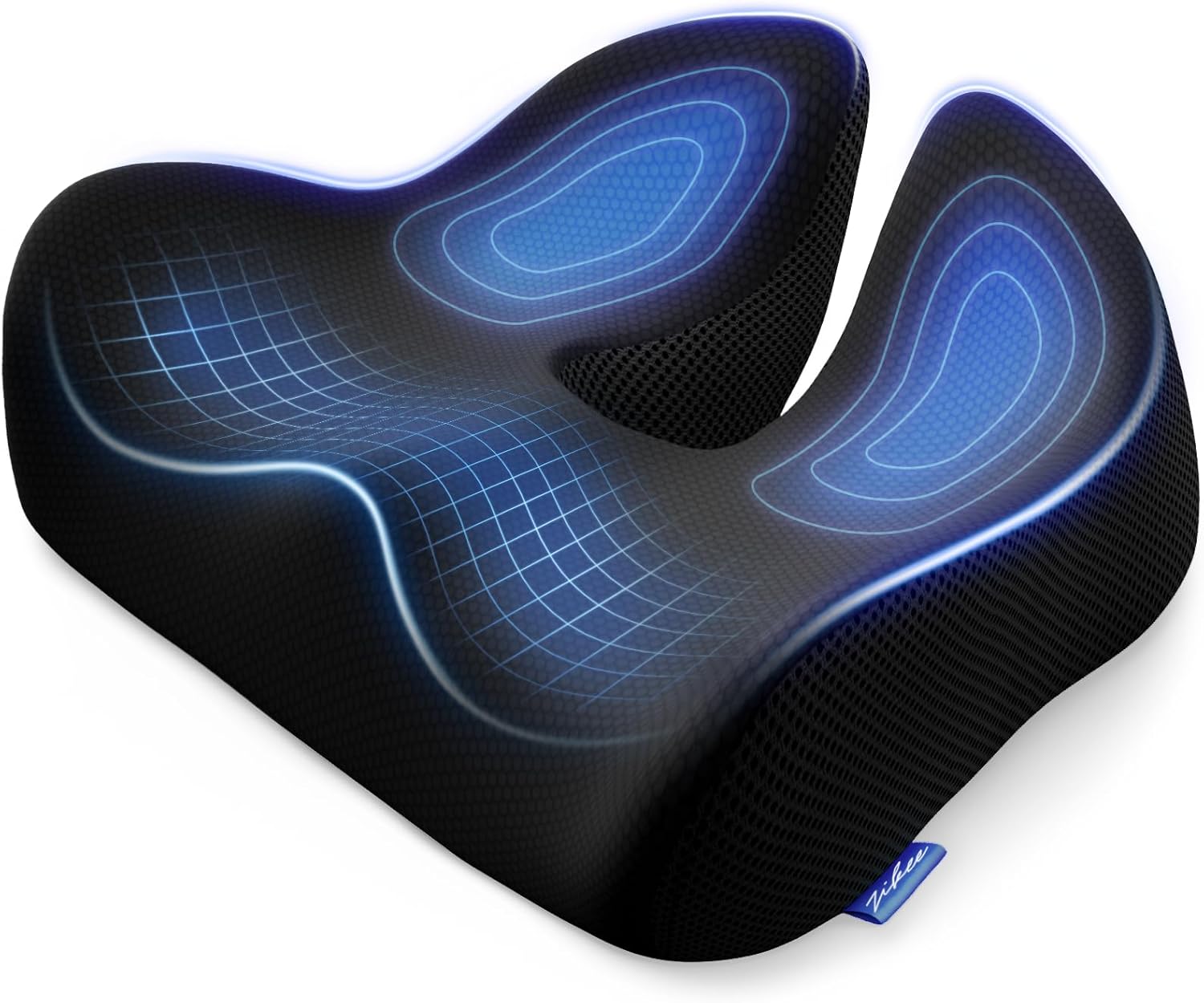 ZIKEE Thickened Seat Cushion for Tailbone Pain Relief and Comfort
