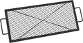 Onlyfire Barbecue Rectangle X-Marks Fire Pit Cooking Grate - Heavy