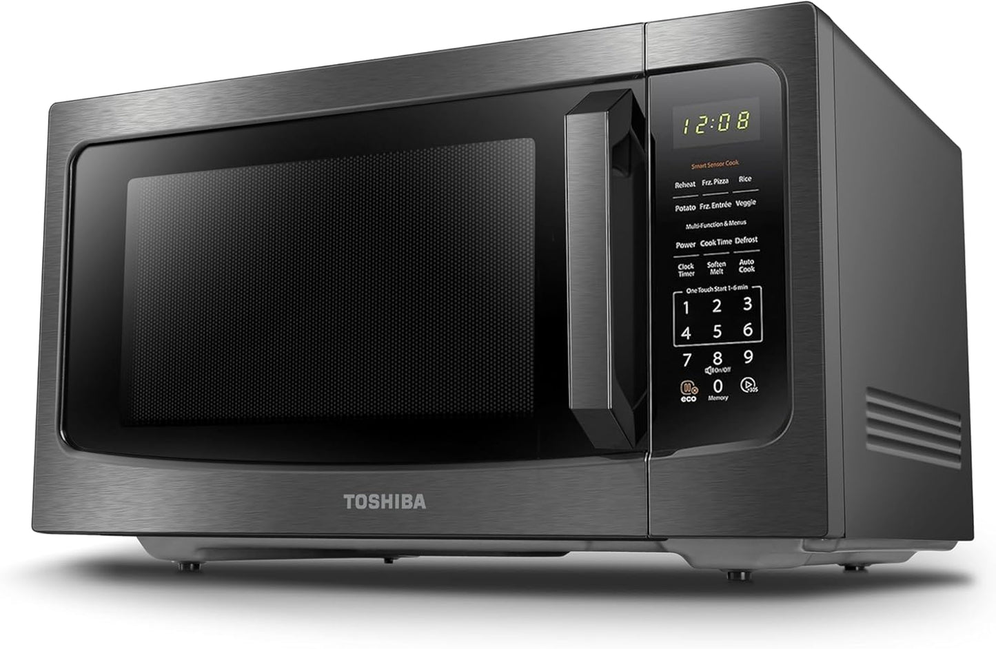 TOSHIBA Smart Sensor Microwave Oven: Precise Cooking, 1.6 Cu.ft, 1200W