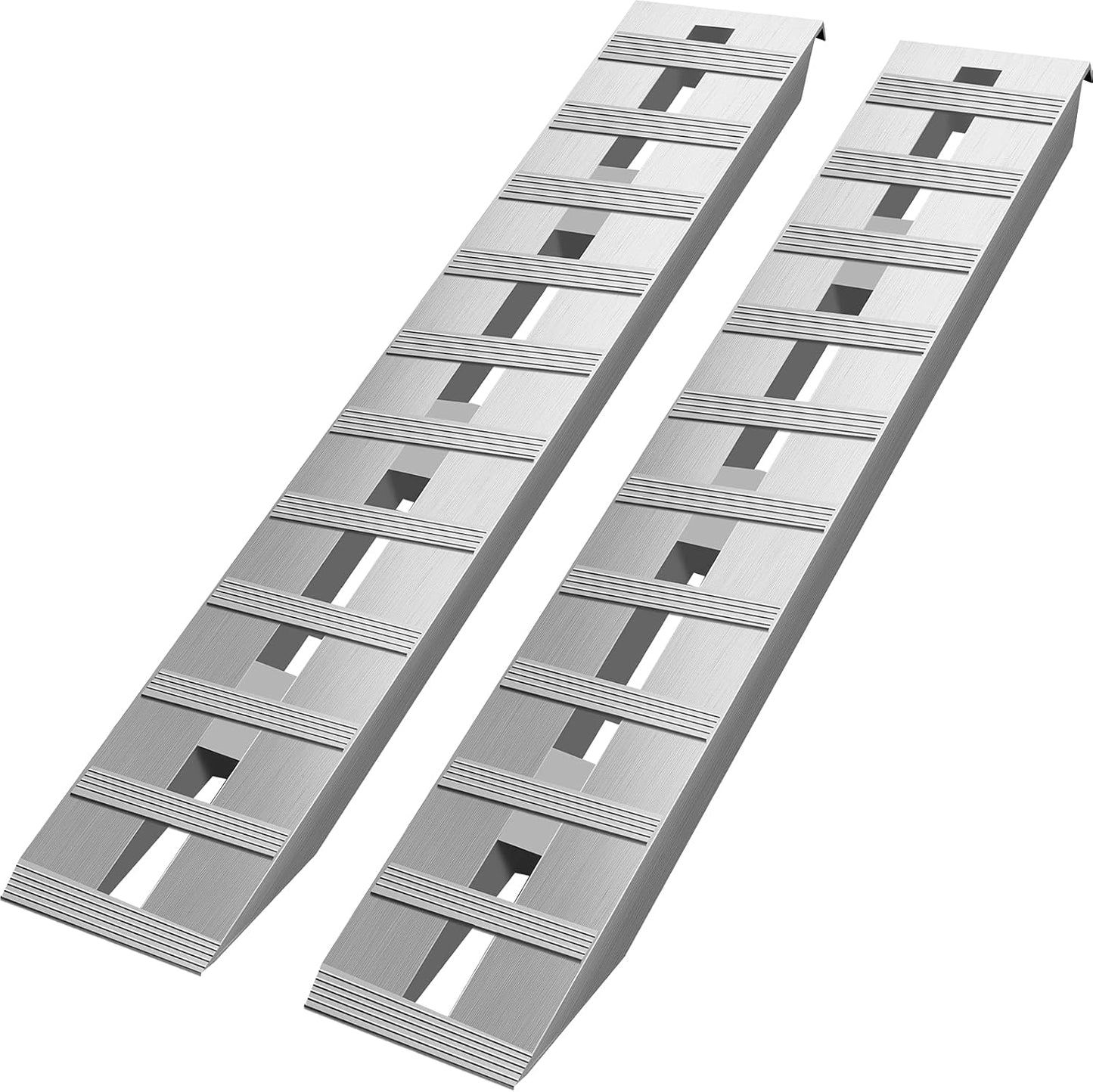 BestEquip 60ft' Aluminum Trailer Ramps for Heavy Loads