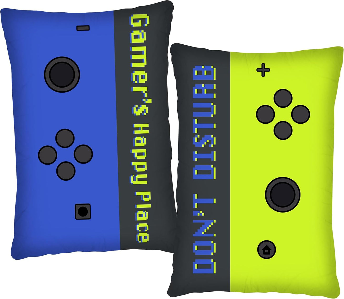 Gaming Life Throw Pillow Set for Teen Boys