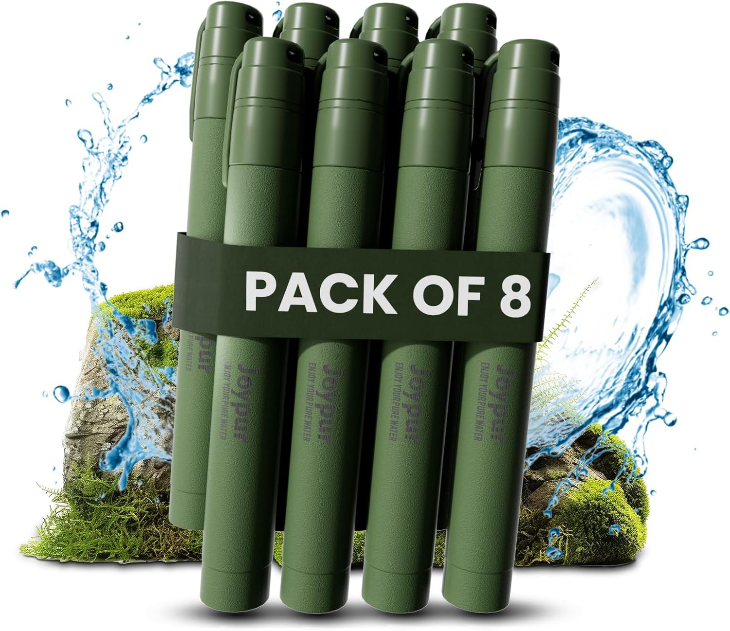 Portable Water Filter Straw for Camping, Hiking & Travel Gear