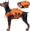 Dog Life Jacket High Flotation Life Vest for Swimming - Safety Rescue