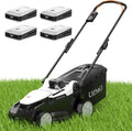Litheli 16ft Electric Lawn Mower Cordless - Lightweight 16ft Cut
