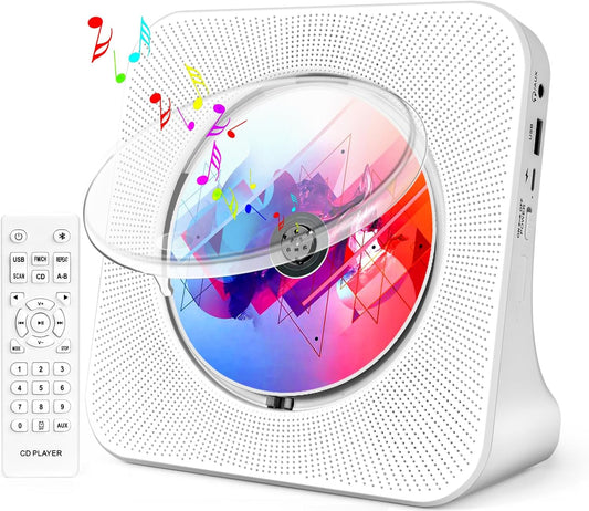 ROADOM Bluetooth CD Player - Hi-Fi Stereo Sound