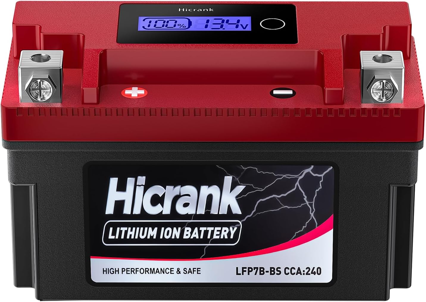 YT7B-BS Lithium 12V 4Ah Battery for Powersports Vehicles