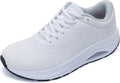 Womens Wide Toe Box Walking Shoes with Arch Support - Pain Relief feet