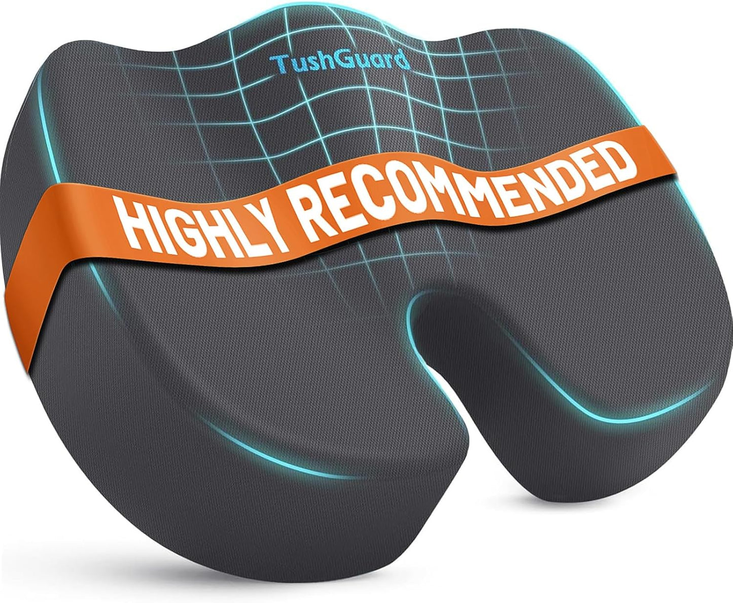 TushGuard Seat Cushion for Office and Car, Pain Relief Pad