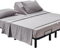 Kingnex Striped 32-34 Split Top King Sheets Set - Soft Brushed 1800