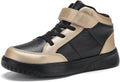 Kids High Top Sneakers with Adjustable Strap - Easy On for Boys