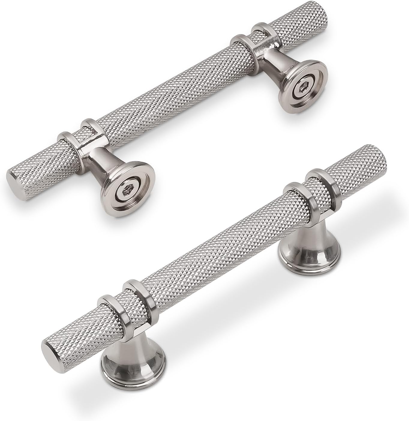 10 Pack 3 Inch Cabinet Pulls in Brushed Satin Nickel Finish