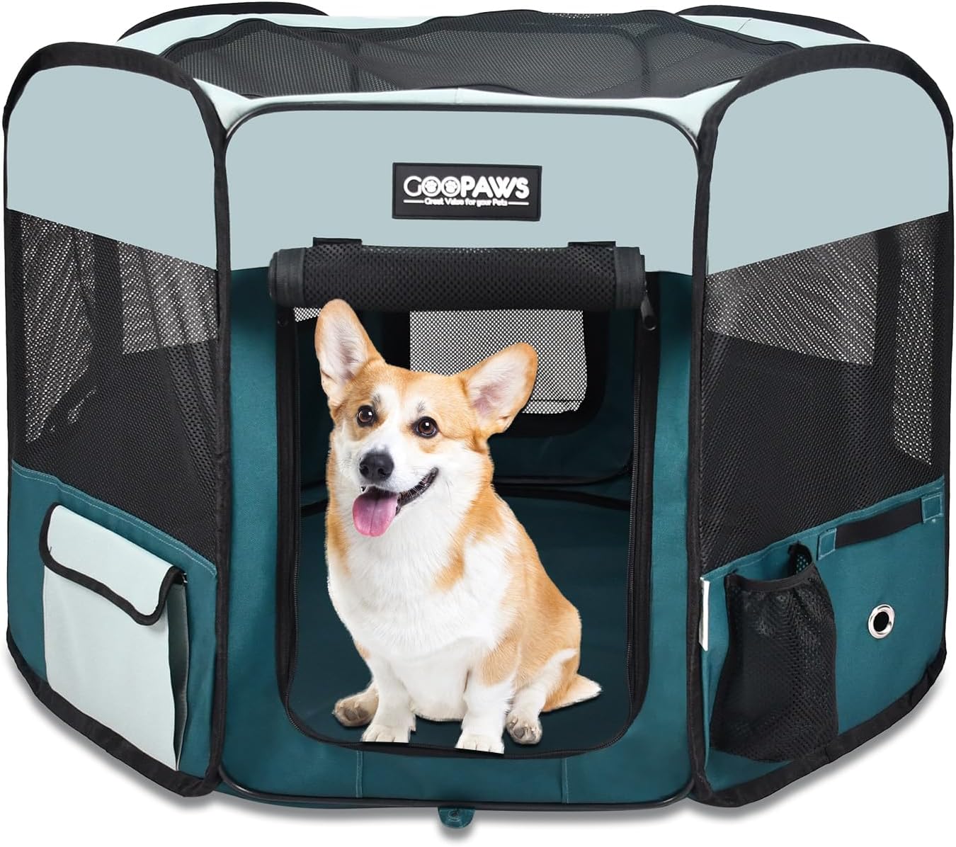 Portable Soft Dog Exercise Pen for Indoor and Outdoor Use